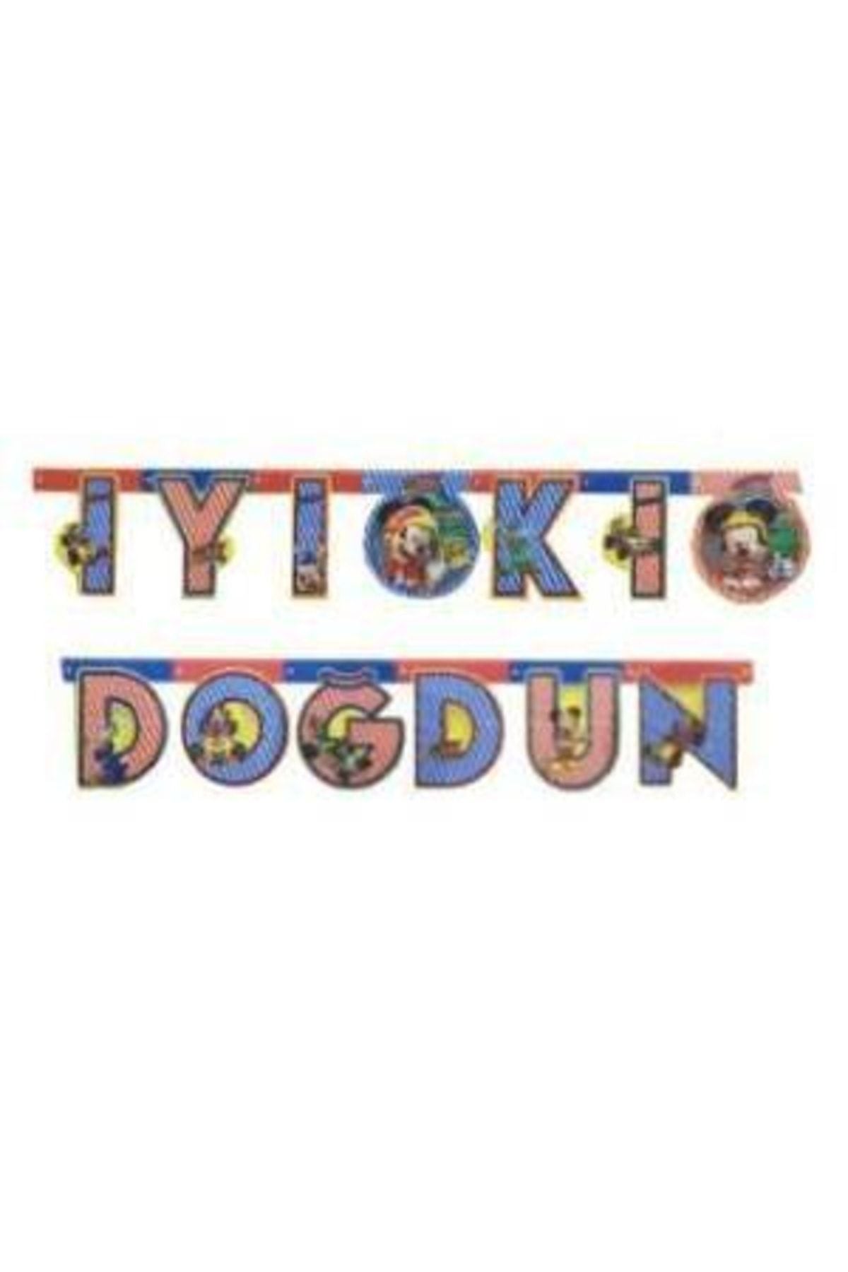 Mickey Roadster Iyiki Doğdun Banner 2m