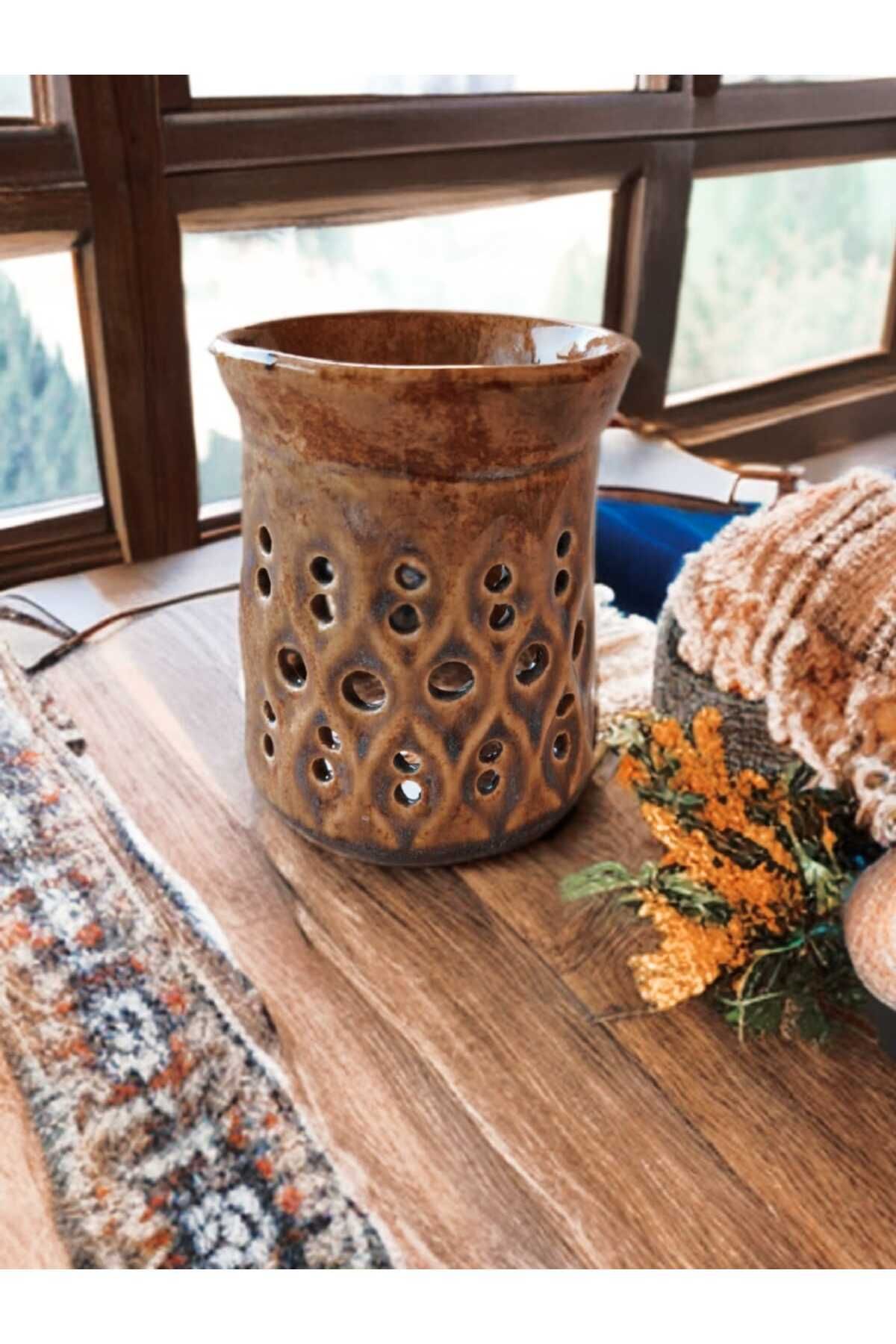 El Yapımı Seramik Stoneware Tütsü Brülörü BVAC00013