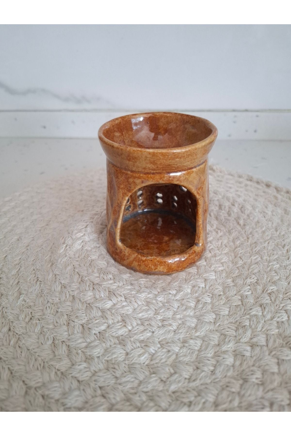 El Yapımı Seramik Stoneware Tütsü Brülörü BVAC00013