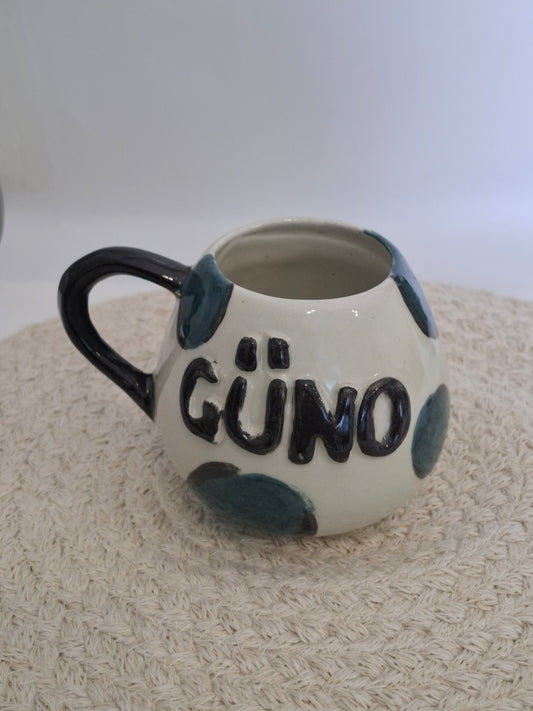 Yeşil Güno Seramik Kupası